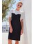 2505 Yazlık Örme Elbise - Siyah 5