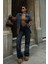 Denim Garnili Kapitone Ceket 7071 3