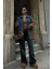 Denim Garnili Kapitone Ceket 7071 4