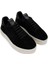 Erkek Hakiki Deri Siyah Süet Sneakers & Spor Ayakkabı 1111 4411 Erk Ayk Y25 Sıyah Suet 2