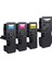 Mita TK520 (TK-5240) Kyocera Ecosys M5526CDW Yazıcı Uyumlu 4 Renk Çipli Muadil Toner Seti 1