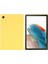 Samsung Galaxy Tab A8 10.5 (2021)/(2022) Için Sıvı Silikon Tablet Kılıfı, Darbeye Dayanıklı Mikrofiber Astarlı Ince Tablet Kılıfı-Sarı (Yurt Dışından) 2