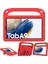 Samsung Galaxy Tab A9 Kılıf Darbeye Dayanıklı Kickstand Eva Tablet Kılıfı Saplı-Kırmızı (Yurt Dışından) 2