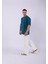 Unisex %100 Pamuk Oversize Düz T-Shirt Petrol 2