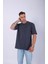 Unisex %100 Pamuk Oversize Düz T-Shirt Antrasit 1