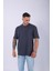 Unisex %100 Pamuk Oversize Düz T-Shirt Antrasit 4