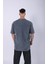 Unisex "yeah" Nakışlı Özel Yıkamalı Oversize T-Shirt 4