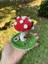 Sevimli Mantar Amigurumi Takı Organizer, Yüzük ve Küpe Tutucu, Örgü Tasarım 4