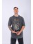 Unisex Slipknot Baskılı Özel Yıkamalı Oversize T-Shirt 3