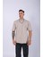 Unisex %100 Pamuk Oversize Düz T-Shirt Krem 2