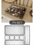 7 Parça Çekmece İçi Akseuar Düzenleyici Set, Modüler Makyaj Organizer Siyah 1