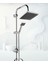 Krom Robot Duş Seti , Lüx Kare Eviye , Lavabo , Banyo Bataryası 4’lü Set 2