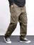 Erkek Kargo Cepli Gabardin Baggy Pantolon 1