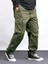 Erkek Kargo Cepli Gabardin Baggy Pantolon 1