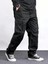 Erkek Kargo Cepli Gabardin Baggy Pantolon 1