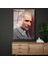 Sanatsal Atatürk - Pastel Tonlarda Profil Cam Tablo 1