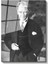 Takım Elbiseli Atatürk - Siyah Beyaz Klasik Portre Cam Tablo 2