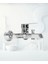 Krom Dubai Robot Duş Seti , Lüx Kare Lavabo , Banyo Bataryası 3’lü Set 4