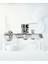 Krom Lüx Robot Duş Seti , Lüx Kare Lavabo, Banyo Bataryası 3’lü Set 4