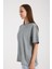 %100 Pamuk Kadın Oversize T-Shirt Şık ve Rahat Giyim 5