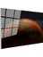 Mars - Kızıl Gezegen Krater Manzarası Cam Tablo 3