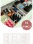 12 Parça Şeffaf Çekmece Içi Makyaj ve Takı Organizer Set 3