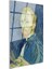 Vincent Van Gogh - Mavi Otoportre Cam Tablo 3