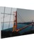 Golden Gate Köprüsü - Akşam Manzarası Cam Tablo 3