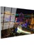 Las Vegas Gece Manzarası - Renkli Işıklar Cam Tablo 3