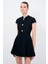 Dantelli Mini Elbise Siyah 12444592001 1