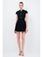 Dantelli Mini Elbise Siyah 12444592001 2