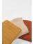 6'lı Müslin Mendil 20X20 cm 90106 Kiremit Bej Hardal 4