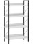 Profile 4 Raflı Kitaplık - Diamond Beyaz/siyah 73X136X35 cm 3