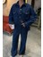Gömlek ve Palazzo Pantolon Klasik Denim Takım 10070 9