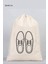 Ekmek Boyutunda Siyah Baskılı Ham Bez Çanta, 30x40 cm, Şık ve Kullanışlı Organizer 1