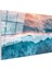 Okyanus Dalgaları - Turkuaz Sulardan Büyüleyici Deniz Manzarası Cam Tablo 3