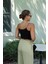 Siyah Dantel Detay Crop Atlet 3