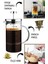 Çok Amaçlı Isıyı Koruyan Süzgeçli Bitki Çayı Filtre Kahve Demlik Ölçü Kabı Cam French Press 350 ml 3