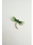 Mineli Taşlı Yusufçuk Broş (En:5 cm Boy:4 Cm) 2