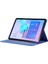 Kumaş Dokulu Kart Yuvaları Stand Deri Kılıf Samsung Galaxy Tab S6 SM-T860/T865-MAVI (Yurt Dışından) 5