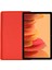 Samsung Galaxy Tab A7 10.4(2022)/(2020) Sıvı Silikon Düşmeye Dayanıklı Tablet Kılıfı Koruyucu Kapak-Kırmızı (Yurt Dışından) 4