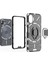 Hiçbir Şey Için Telefon (2) Sert Pc + Yumuşak Tpu Telefon Arka Kapağı Döndürülebilir Halka Tutucu Ayaklı Telefon Kılıfı - Mavi (Yurt Dışından) 2