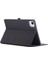 Honor Pad X9A Deri Kılıf Kart Tutucu Kumaş Doku Tablet Standı Kapağı-Siyah (Yurt Dışından) 2