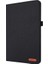 Samsung Galaxy Tab S9 Ultra Kılıf Kumaş Doku Kart Tutucu Tablet Standı Kapak-Siyah (Yurt Dışından) 4