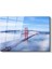 Golden Gate Köprüsü - Sis Bulutları Üzerinde Ikonik Manzara Cam Tablo 2