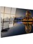 Vancouver Gece Panoraması - Işıltılı Şehir Silueti Cam Tablo 3
