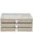 Şeffaf Gri 3 Çekmeceli Takı ve Mücevher Organizer Düzenleyici, 13X23X10 cm 5