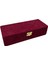 Bordo Keten Kapaklı Sergileme Kutusu, 25X10 Cm, Şık ve Kullanışlı Tasarım 4