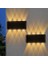 2 Adet 15 Watt, Amber Işık Ledli Çok Kaliteli Iç ve Dış Mekan Aydınlatma Armatürü Bahçe Duvar Apliği 6