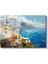 Positano Tepeleri - Renkli Italyan Sahili Cam Tablo 2